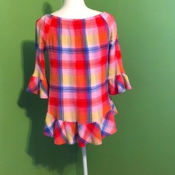 Beach lunch lounge plaid to with ruffles - Picture 4 of 5